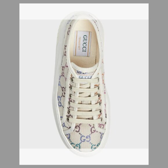 Gucci NWT Treck Multicolor GG Platform Sneakers (ORIG.$1500) w/tax (Size 10)US - Picture 4 of 9
